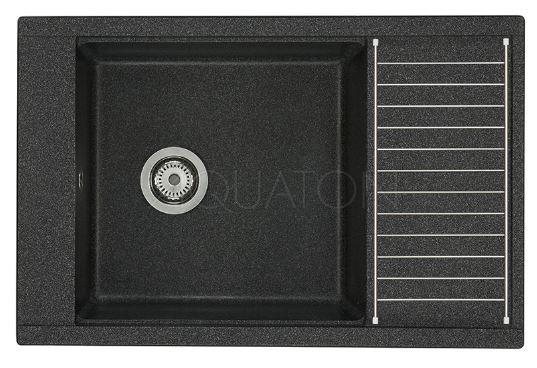 Мойка для кухни Акватон Делия 78 1A715132DE210 графит