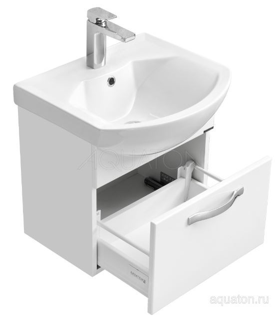 Тумба под раковину Акватон Ария 50 1A140301AA010 белая