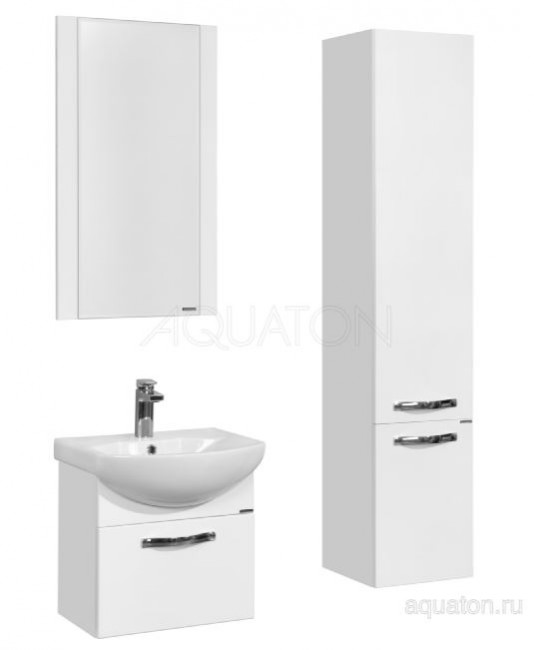 Тумба под раковину Акватон Ария 50 1A140301AA010 белая
