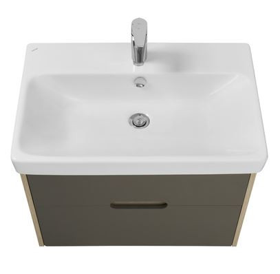 Тумба под раковину Акватон Оливия 70 1A254301OLUG0 грей, дуб ойстер