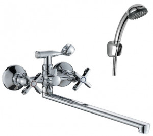 Смеситель Rossinka RS42-80 для ванны универсальный