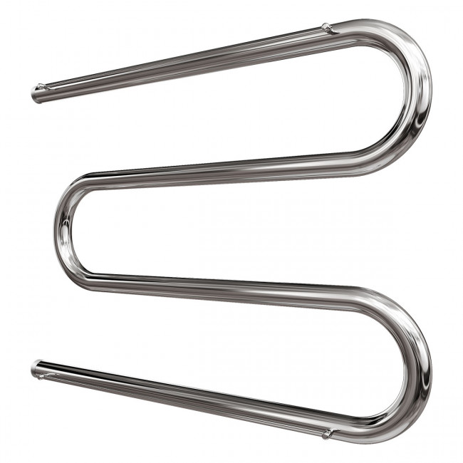 Полотенцесушитель водяной Point PN38666P 600*600 М-образный с полкой хром