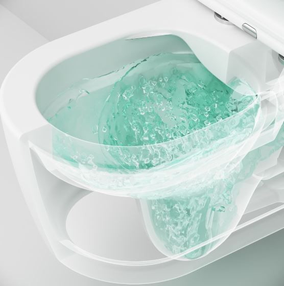 Унитаз подвесной Am.Pm Func FlashClean C8F1700MWSC безободковый с микролифтом белый матовый