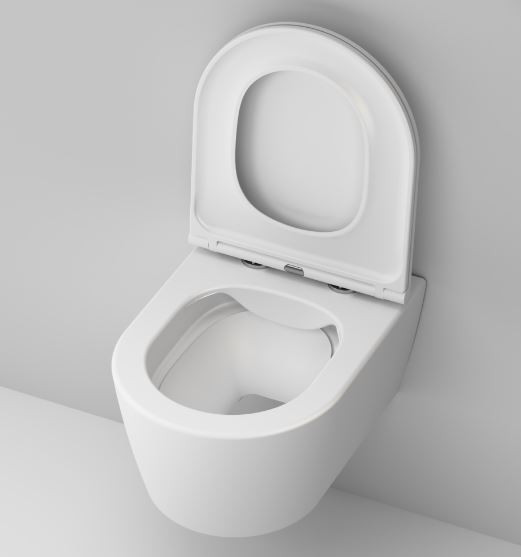 Унитаз подвесной Am.Pm Func FlashClean C8F1700MWSC безободковый с микролифтом белый матовый