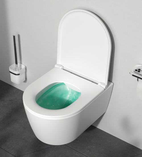 Унитаз подвесной Am.Pm Func FlashClean C8F1700MWSC безободковый с микролифтом белый матовый