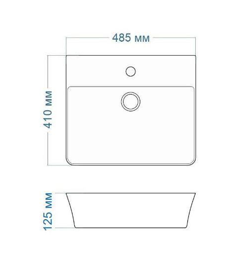 Раковина Maretti Sofia SF13NS80-844 48,5*41 накладная