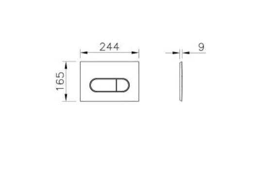 Клавиша смыва VitrA Root Round 740-2225 золото шлифованное