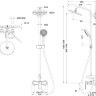 Душевая система Bravat Source F9173218CP-A-ENG
