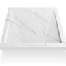 Поддон из искусственного камня Esbano ESP-LM128CB 120*80 белый мрамор