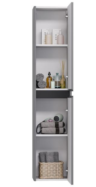 Пенал Dreja Luxury 99.2014 универсальный серый базальт