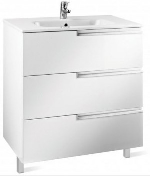 Тумба Roca Victoria Nord Ice Edition 60 ZRU9302834 белый глянец без раковины