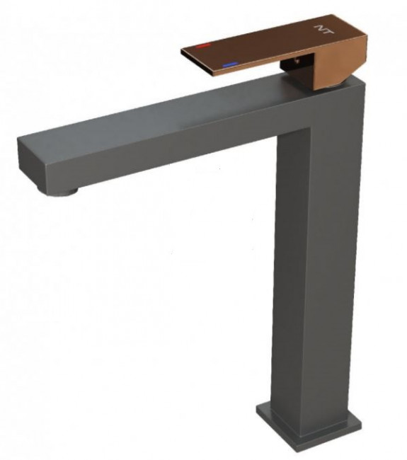 Смеситель NT Bagno NT9001НGRG для раковины высокий