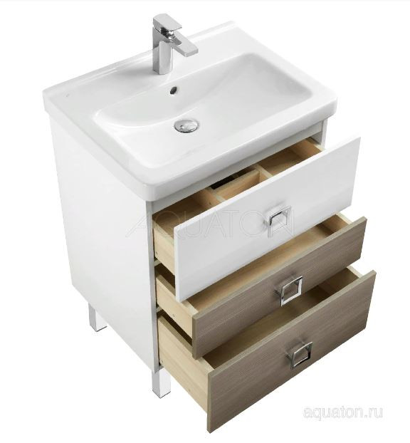 Тумба под раковину Акватон Стамбул 65 М 1A145801ST580 лиственница 