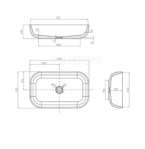 Раковина Акватон Лола 60 1A73313KLK010