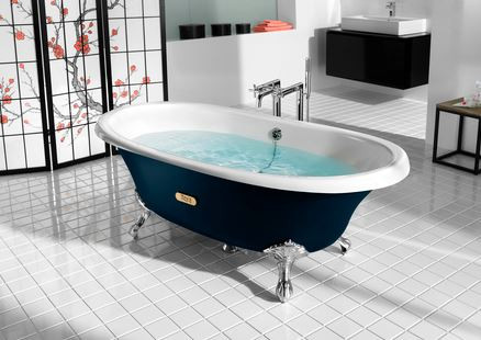 Ванна чугунная Roca Newcast 233650004 170*85 темно-синяя