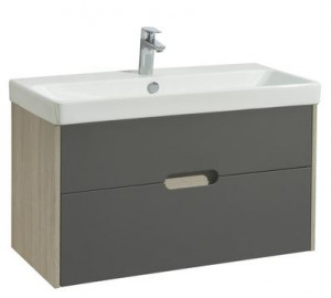 Тумба под раковину Акватон Оливия 90 1A254401OLUG0 грей, дуб ойстер