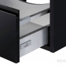 Комплект тумба Акватон Римини NEW 60 черный глянец с раковиной Victoria-N Unik 60 1A2266K1RN950