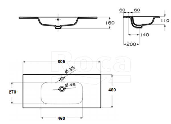 Комплект тумба Акватон Римини NEW 60 черный глянец с раковиной Victoria-N Unik 60 1A2266K1RN950