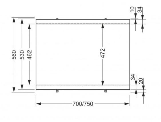 Панель боковая Cersanit 70 Тип 2 универсальная PB-TYPE2*70