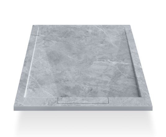 Поддон из искусственного камня Esbano ESP-LM128VG 120*80 серый мрамор