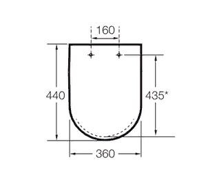 Сиденье для унитаза Roca Hall 80162C004 Soft Close