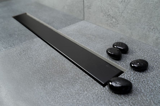 Душевой лоток Pestan/BETTOSERB Confluo Frameless Line 650 13701320 Black Matte