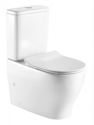 Унитаз напольный Azario Maro AZ-2154 безободковый с микролифтом