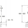 Схема смесителя Jacob Delafon Stillness E97344-CP для ванны + база 97906D-NF 