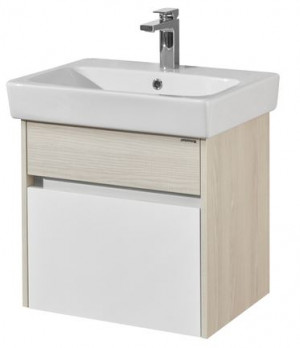 Тумба под раковину Акватон Верди PRO 60 1A206701VDAV0 белая ясень фабрик