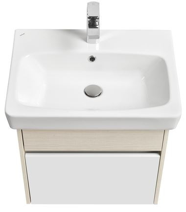 Тумба под раковину Акватон Верди PRO 60 1A206701VDAV0 белая ясень фабрик