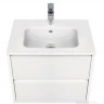 Комплект тумба Акватон Римини NEW 60 белый глянец с раковиной Victoria-N Unik 60 1A2266K1RN010