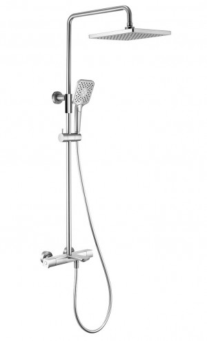 Душевая система Vincea Next VSFS-1N1TCH с термостатом хром
