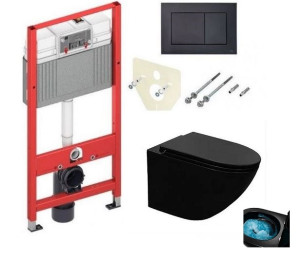 Комплект инсталляции TECE Base с унитазом Торнадо Grado AZ-0046-UQ3-MB SET-TC-414-0046-UQ3-MB