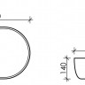 Раковина Ceramicanova Element 48*35 CN6019 накладная