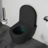 Унитаз подвесной Am.Pm Func FlashClean C8F1701MBSC безободковый с микролифтом черный матовый