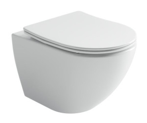 Унитаз подвесной Ceramicanova Metropol Торнадо CN4002T безободковый с микролифтом