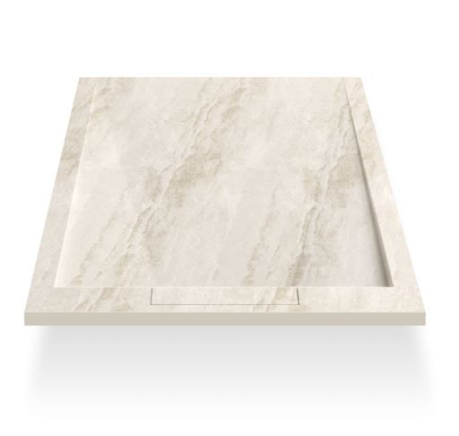 Поддон из искусственного камня Esbano ESP-LM128DR 120*80 бежевый мрамор