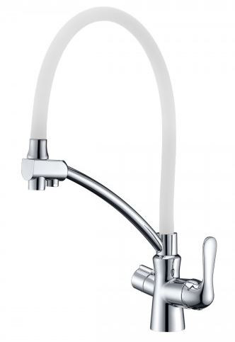 Смеситель Lemark Comfort LM3070C-White для кухни с подключением к фильтру с питьевой водой