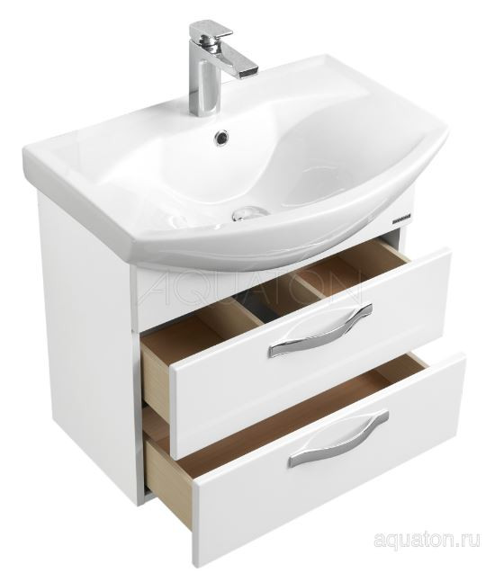 Тумба под раковину Акватон Ария 50 М 1A140001AA010 белая