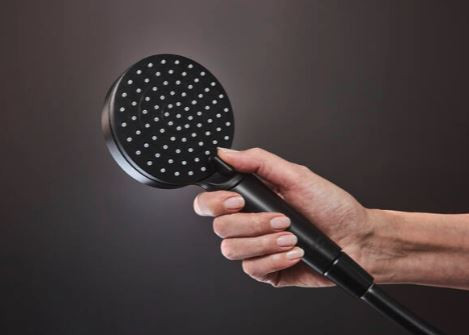 Душевая система Hansgrohe Vernis Shape Showerpipe 230 1jet 26286670 с термостатом черный матовый