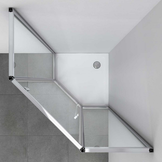 Душевой уголок Vincea Penta 100*100 VSP-3P100CL прозрачное