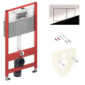 Комплект инсталляции TECE Base с безободковым унитазом Azario Uno AZ-2380 SET-TC-412-2380