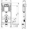 Комплект инсталляции TECE Base с безободковым унитазом Azario Uno AZ-2380 SET-TC-412-2380