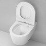 Унитаз подвесной Am.Pm Func FlashClean C8F1701MWSC безободковый с микролифтом белый матовый