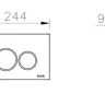 Клавиша смыва VitrA Origin 740-2400 белая