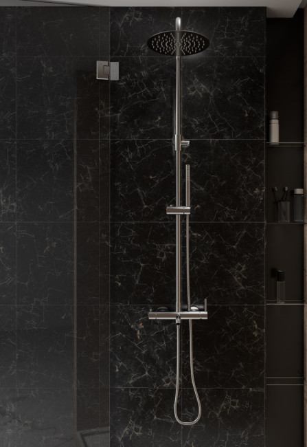 Душевая система Milacio Ultra MCU.151.SS нержавеющая сталь