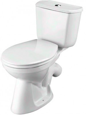 Унитаз-компакт Santek Бриз 1WH302138 диагональный выпуск сиденье без микролифта