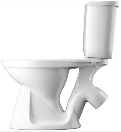 Унитаз-компакт Santek Бриз 1WH302138 диагональный выпуск сиденье без микролифта