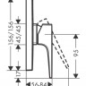 Смеситель Hansgrohe Metropol 32565670 для душа черный матовый