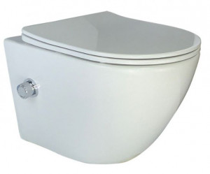 Унитаз-биде подвесной Esbano Teruel-WB ESWBTERUW безободковый с функцией биде